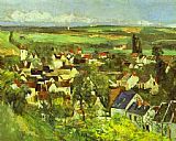 Paul Cezanne View of Auvers painting